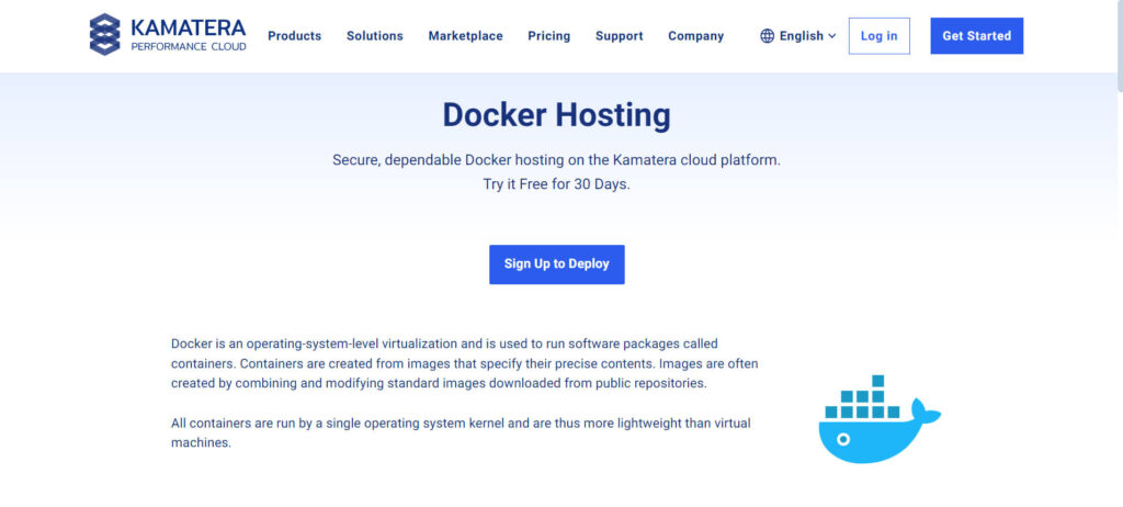 Free Docker Hosting from  Kamatera 