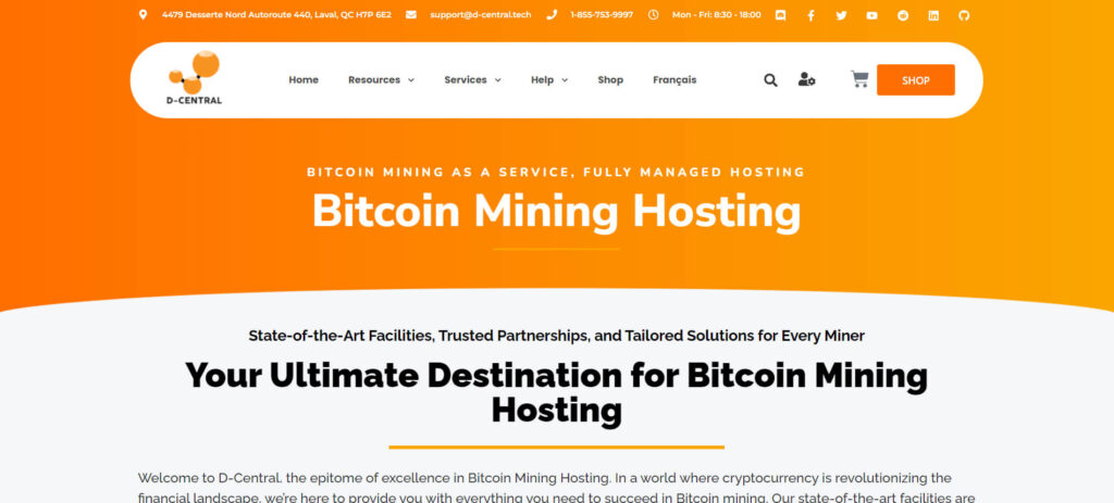 D-central-Best-Bitcoin-Miner-Hosting