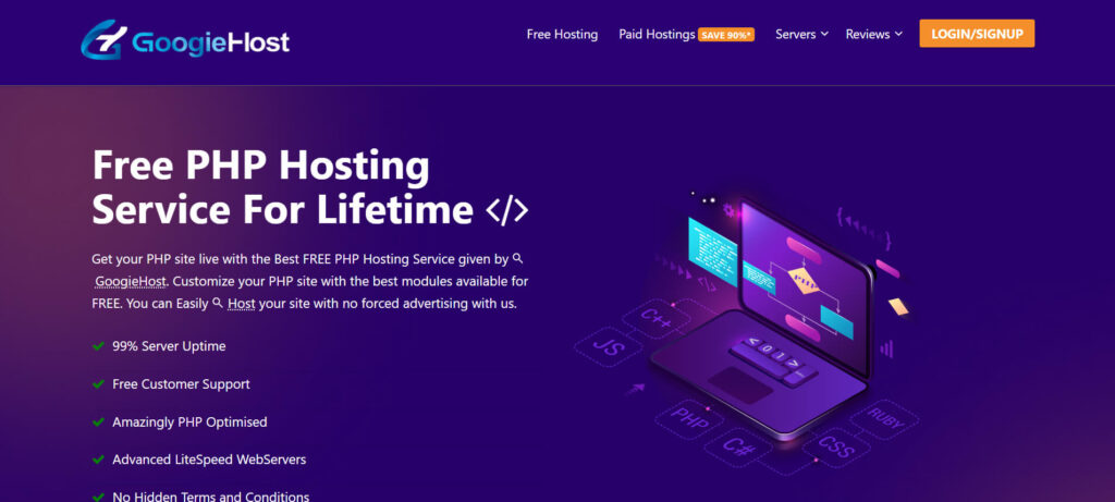 GoogieHost-Best-Free-PHP-Hosting