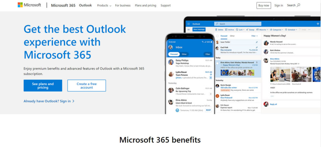 Microsoft-365 Best Email Hosting for Small Business