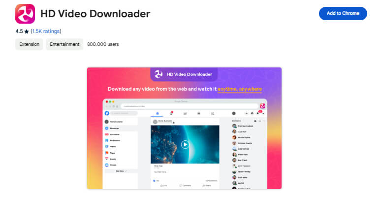 HD Video Downloader Extension