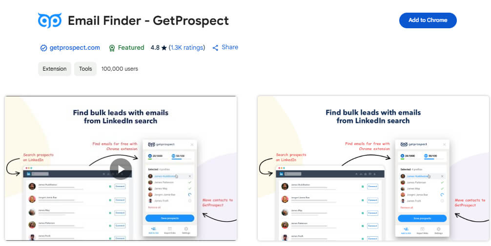 GetProspect- Email Finder Chrome Extension