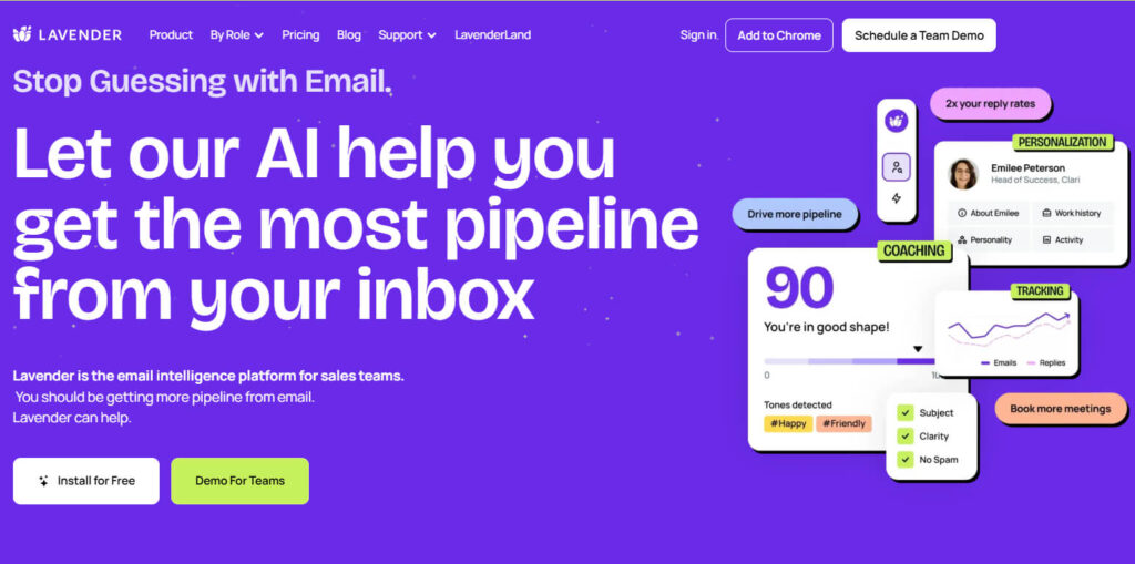 Lavender.ai: Is The Best AI Tool For Email Writing