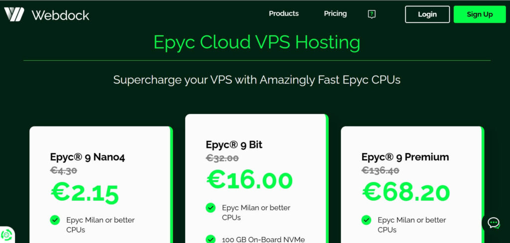 webdock VPS hosting