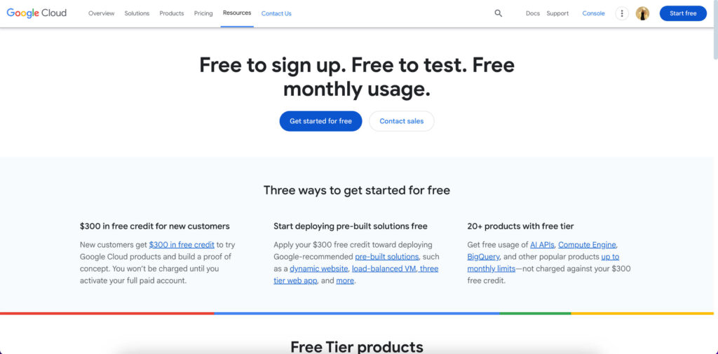 GCP Free Cloud Server for Developers