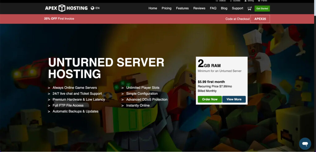 Apexminecraft hosting 