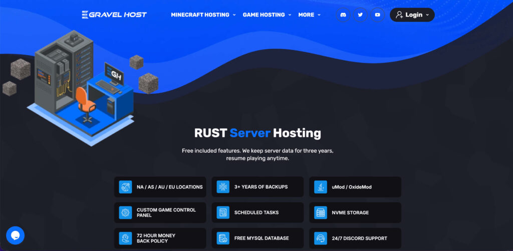 GravelHost-best-rust-hosting