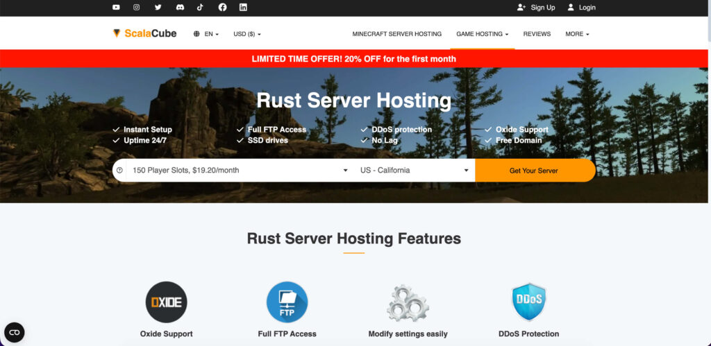 ScalaCube-best-rust-hosting