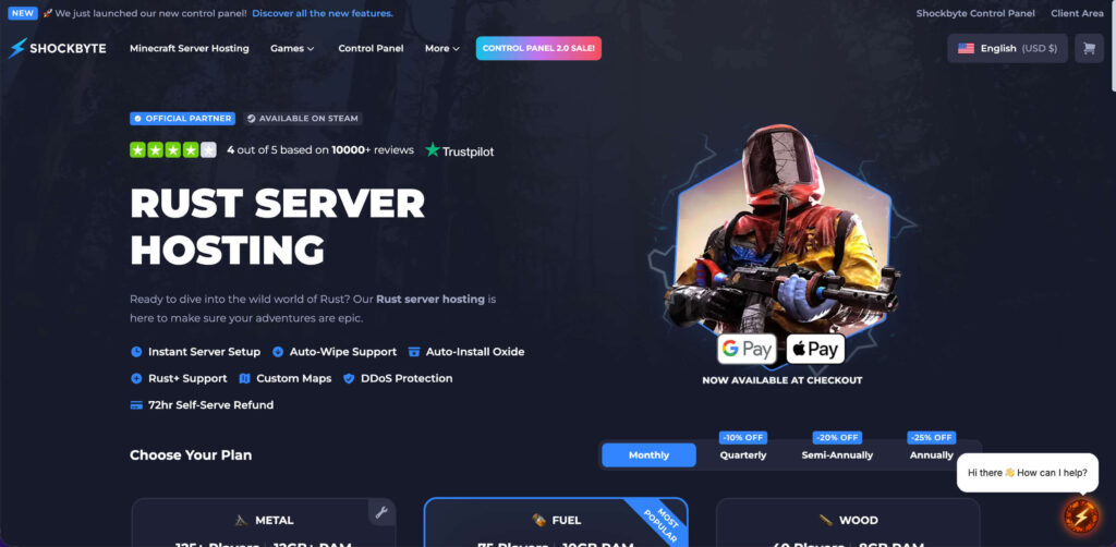 Shockbyte-best-rust-hosting