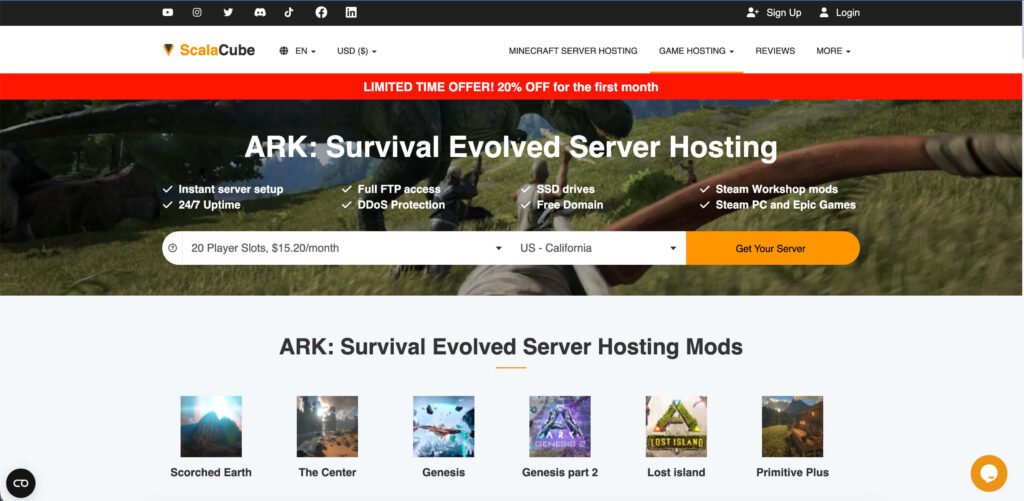 ScalaCube-best-ARK-server-hosting