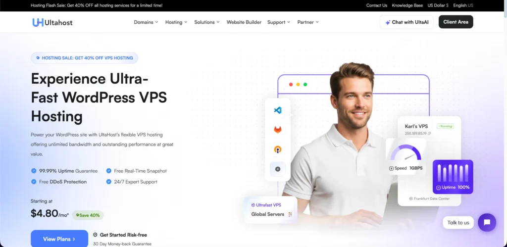 UltaHost-VPS-Wordpress-hosting