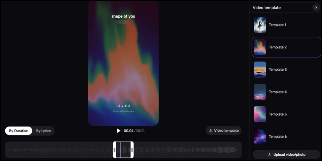 Mureka AI Music-edit