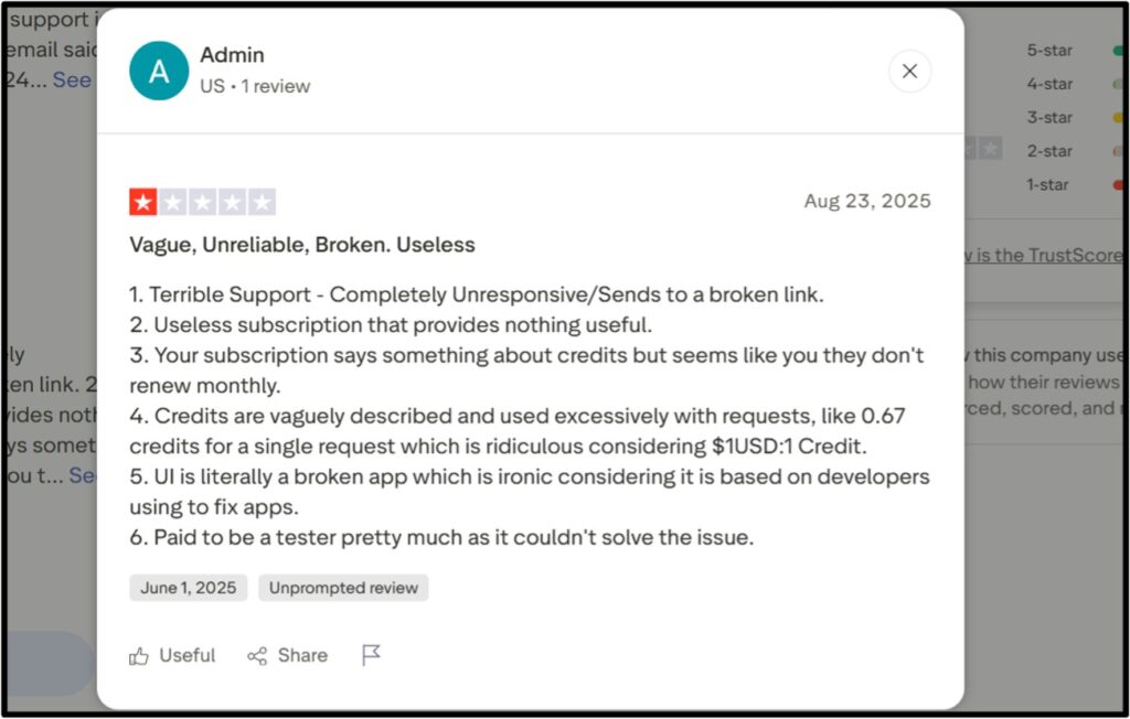 Trustpilot blackbox ai review 