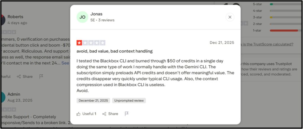 Trustpilot-user-experience
