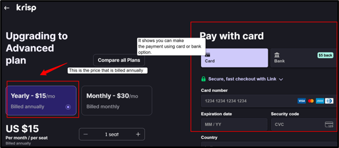 Pricing-Billing-Krisp-AI