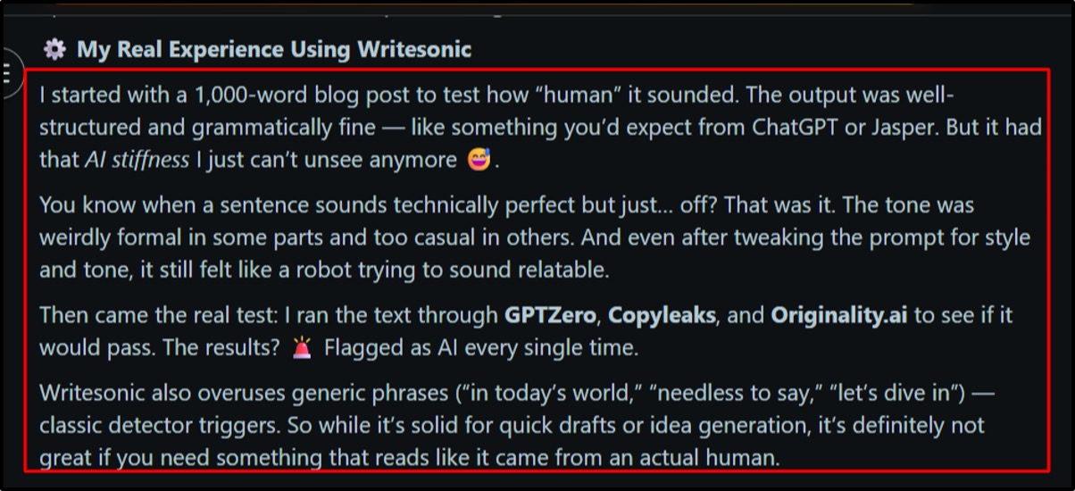 Writesonic-Reddit