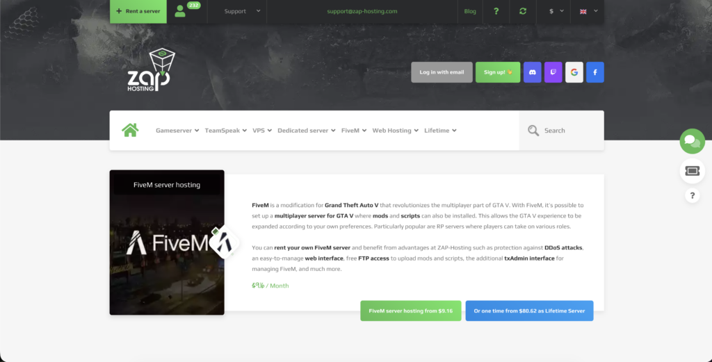 Zap-hostings-fivem-server-hosting