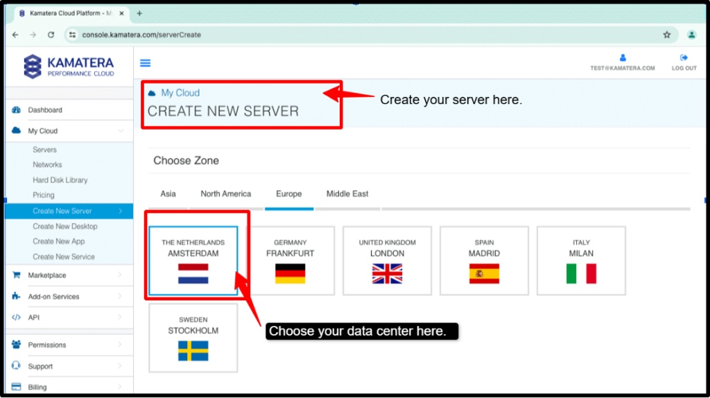create-server-in-kamatera
