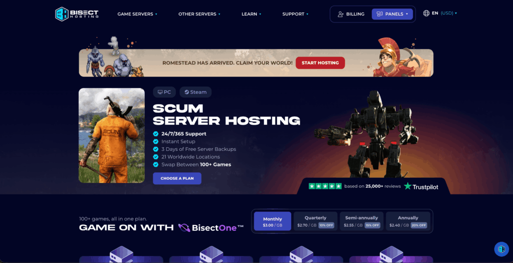BisectHosting-best-scum-server-hosting