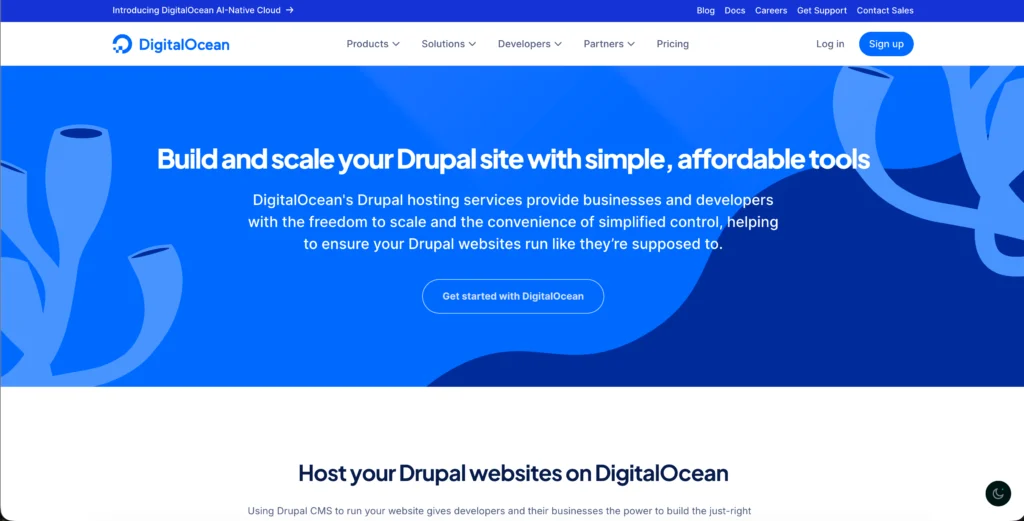 DigitalOcean best drupal hosting provider