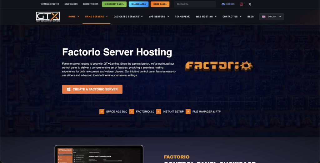 GTXGaming-Best-Factorio-Server-Hosting