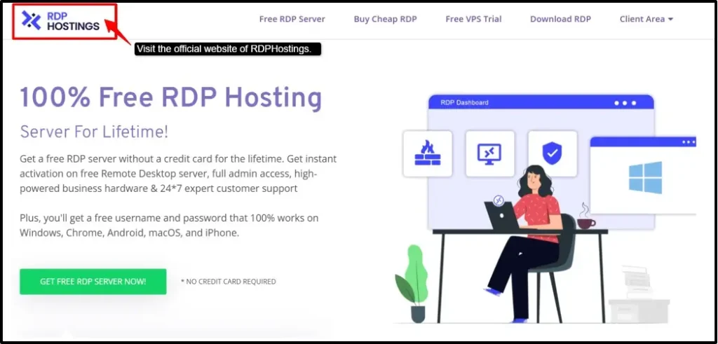 Get-Free-RDP-Server-on-RDPHostings-