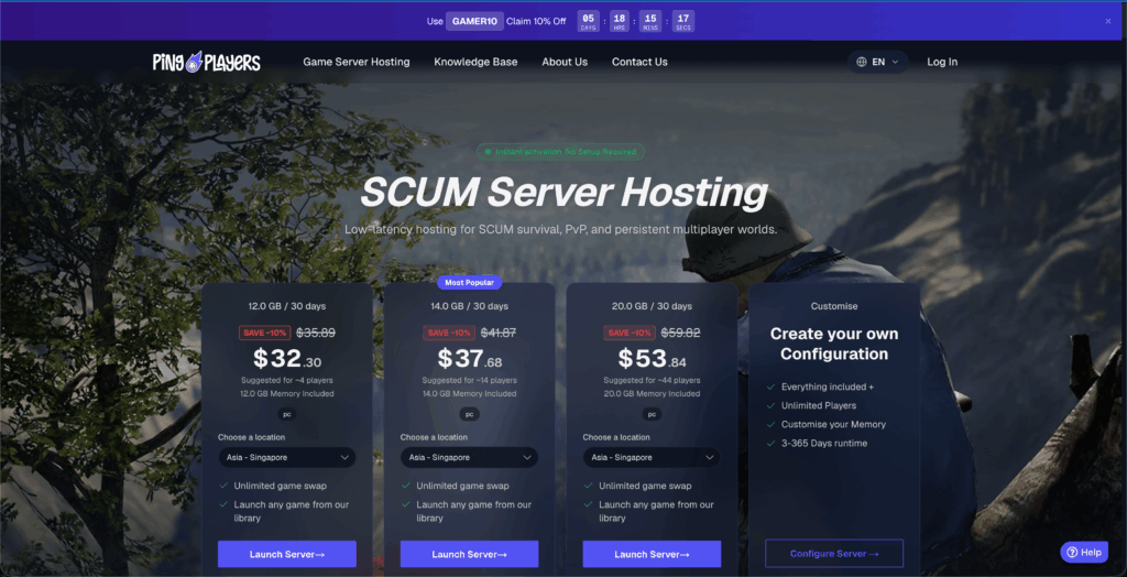 PingPlayers-scum-server
