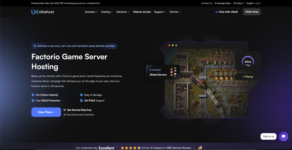 UlatHost-Best-Factorio-Server-Hosting