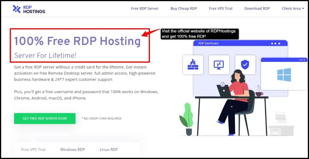 RDPHostings-home-page