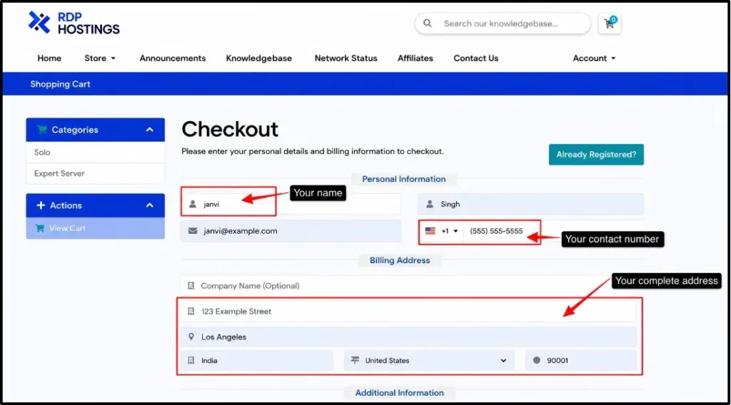 fill-your-credential-details-regarding-your-server.