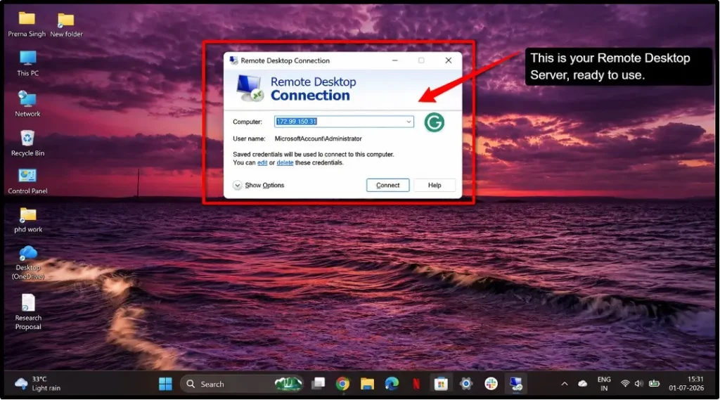 open-Remote-Desktop-in-your-pc