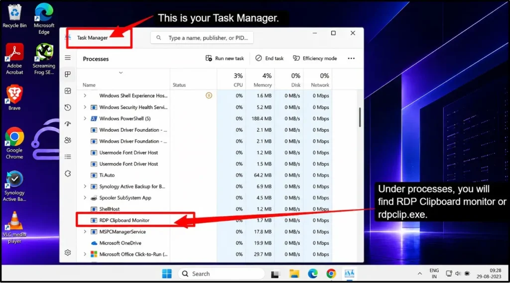 Open-task-manager-2-Minute-Fix-Restart-rdpclip.exe
