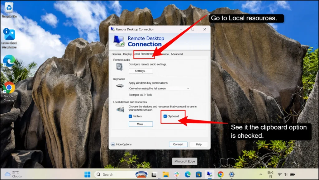 The-RDP-client-did-not-enable-clipboard-sharing-before-connecting How to fix copy paste not working in RDP